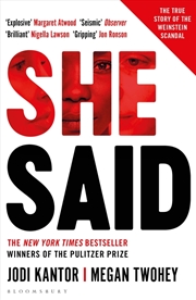 Buy She Said: The New York Times Bestseller
