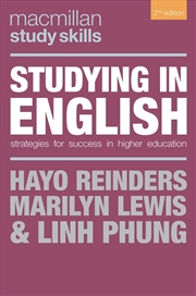 Buy Studying In English: Strategies For Success In Higher Education