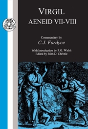 Buy Virgil: Aeneid Vii-Viii New Edition