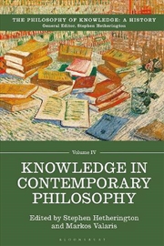 Buy Knowledge In Contemporary Philosophy