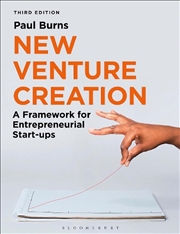 Buy New Venture Creation: A Framework For Entrepreneurial Start-Ups