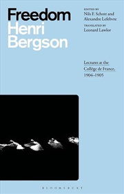Buy Freedom: Lectures At The College De France, 1904-1905
