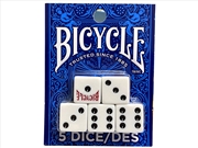 Buy Dice X 5 Blister (Bicycle)