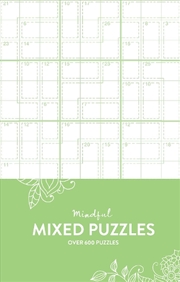 Buy Mindful 600 Puzzles - Mixed Puzzles - Pastel Green