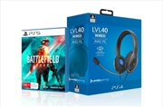 Buy PDP PlayStation LVL 40 Wired Stereo Headset and PS5 Battlefield 2042 Bundle