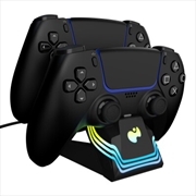 Buy PDP Afterglow Wave Dual Charger for PlayStation 5 (Black)