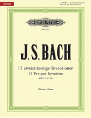 Buy Two-Part Inventions Bwv 772-786 For Piano
