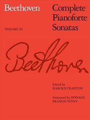 Buy Complete Pianoforte Sonatas, Volume Iii