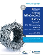 Buy Cambridge Igcse And O Level History 3rd Edition: Option B: The 20th Century