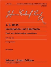 Buy Inventions And Sinfonias Bwv 772-801  - Zwei- Und Dreistimmige Inventionen