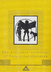 Buy The Everyman Anthology Of Poetry For Children