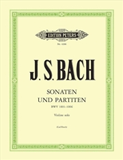 Buy Sonatas And Partitas For Violin Solo Bwv 1001-1006