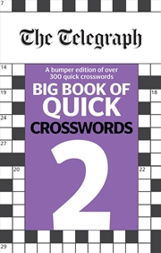 Buy The Telegraph Big Book Of Quick Crosswords 2