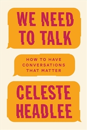 Buy We Need To Talk