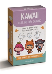 Buy Kawaii Cute And Easy Drawing Deck: Learn To Draw More Than 50 Characters!