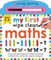 Buy My First Wipe Clean: Maths