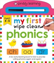 Buy My First Wipe Clean: Phonics