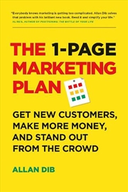 Buy 1-Page Marketing Plan