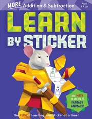 Buy Learn by Sticker: More Addition & Subtraction