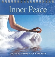 Buy Inner Peace Mini Desk Flip Chart: Quotes To Inspire Peace And Harmony (spiral)