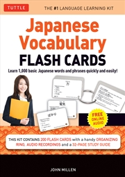 Buy Japanese Vocabulary Flash Cards Kit