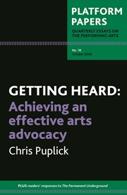 Buy Platform Papers 18: Getting Heard