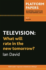 Buy Platform Papers 21: Television