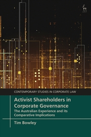 Buy Activist Shareholders in Corporate Governance: The Australian Experience and its Comparative Implica