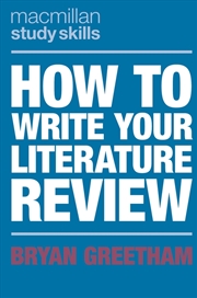 Buy How to Write Your Literature Review
