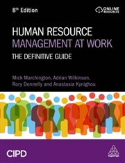 Buy Human Resource Management At Work : The Definitive Guide