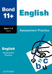 Buy Bond 11+: Bond 11+ English Assessment Practice Age 7-8