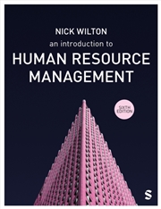 Buy An Introduction To Human Resource Management