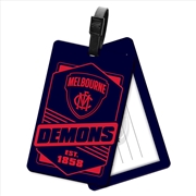 Buy AFL: Melbourne - Rubber Bag Tag