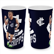 Buy AFL: Carlton - Grange Lenticular Tumbler - Patrick Cripps