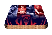 Buy AFL: Melbourne - S/4 Player Coaster