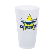 Buy NRL: Cowboys - Frosted Glass