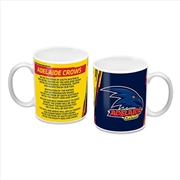 Buy AFL: Adelaide Crows - Logo And Song Mug