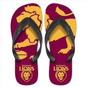 Buy AFL: Brisbane Lions - Thongs - S