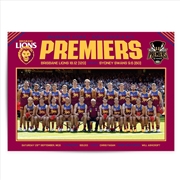 Buy AFL: Brisbane Lions - Gf24 Poster Pregame Ph1- Brisbane Lions