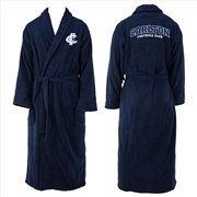 Buy AFL: Carlton - Adult Long Sleeve Robe