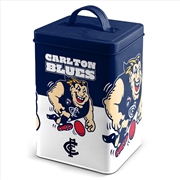Buy AFL: Carlton - Storage Cookie Tin
