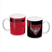 Buy AFL: Essendon - Logo And Song Mug