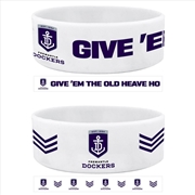 Buy AFL: Fremantle - Set Of 2 Wrist Bands