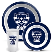 Buy AFL: Geelong - 3Pce Dinner Set