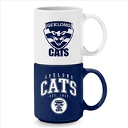 Buy AFL: Geelong - Stackable Mugs