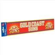 Buy AFL: Gold Coast Suns - Bumper Sticker