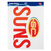 Buy AFL: Gold Coast Suns - Jumbo Sticker