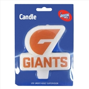 Buy AFL: Gws Giants - Logo Candle