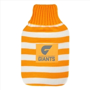 Buy AFL: Gws Giants - Hot Water Bottle Cover