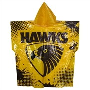 Buy AFL: Hawthorn - Full Print Poncho
